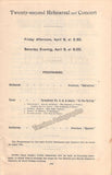 Nikisch, Arthur - Boston Symphony Orchestra - 6 Concert Programs 1891-1893