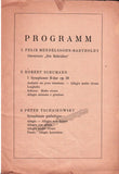 Nikisch, Arthur - Program Lot 1895-1920