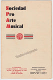 Nikolaidi, Elena - Signed Program Havana 1952