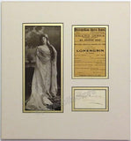 Nordica, Lillian - Signature + Photo + Met Opera Clip