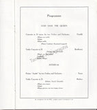 Oistrakh, David - Oistrakh, Igor - Sargent, Malcolm - Signed Program Royal Albert Hall 1961