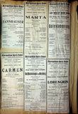 Opera - Large Program Clip Collection 1882-1927