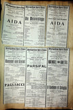 Opera - Large Program Clip Collection 1882-1927