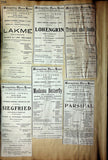 Opera - Large Program Clip Collection 1882-1927