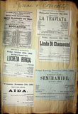 Opera - Large Program Clip Collection 1882-1927