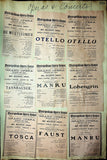 Opera - Large Program Clip Collection 1882-1927