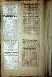Opera - Large Program Clip Collection 1882-1927