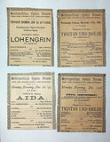 Opera - Large Program Clip Collection 1882-1927
