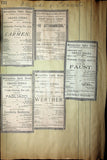 Opera - Large Program Clip Collection 1882-1927