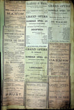 Opera - Large Program Clip Collection 1882-1927