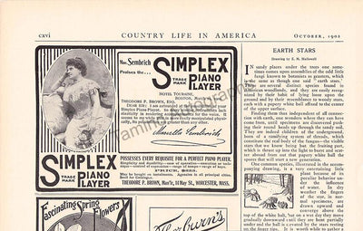 Marcella Sembrich - The Simplex Piano 1902