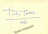 Opera Singers - Signature Cut Lot of 27