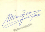 Opera Singers - Signature Cut Lot of 27