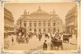 Opera Theaters Paris - Vintage Cabinet Photos