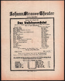 Operetta - Musicals - Theater - Vienna - Lot of 15 Playbills 1916-1925