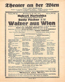 Operetta - Musicals - Theater - Vienna - Lot of 15 Playbills 1916-1925