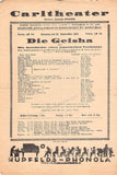 Operetta - Musicals - Theater - Vienna - Lot of 15 Playbills 1916-1925