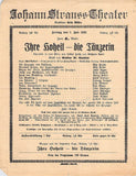Operetta - Musicals - Theater - Vienna - Lot of 15 Playbills 1916-1925