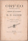 Orfeo - Teatro La Scala Program-Libretto 1891