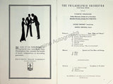 Ormandy, Eugene - Philadelphia Orchestra Program Lot 1932-1950