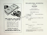 Ormandy, Eugene - Philadelphia Orchestra Program Lot 1932-1950