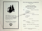 Ormandy, Eugene - Philadelphia Orchestra Program Lot 1932-1950