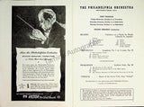 Ormandy, Eugene - Philadelphia Orchestra Program Lot 1932-1950