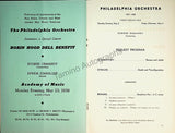 Ormandy, Eugene - Philadelphia Orchestra Program Lot 1932-1950