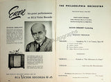 Ormandy, Eugene - Philadelphia Orchestra Program Lot 1932-1950