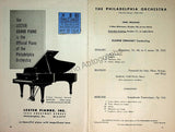 Ormandy, Eugene - Philadelphia Orchestra Program Lot 1932-1950