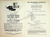 Ormandy, Eugene - Philadelphia Orchestra Program Lot 1932-1950