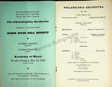 Ormandy, Eugene - Philadelphia Orchestra Program Lot 1932-1950