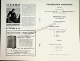 Ormandy, Eugene - Philadelphia Orchestra Program Lot 1932-1950