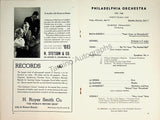 Ormandy, Eugene - Philadelphia Orchestra Program Lot 1932-1950