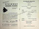 Ormandy, Eugene - Philadelphia Orchestra Program Lot 1932-1950
