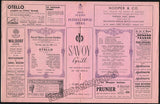 Otello - Program Royal Opera Covent Garden 1939 Vittorio Gui