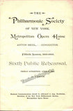 Pachmann, Vladimir and Seidl, Anton - Program 1892