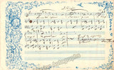 Pacini, Giovanni - Briccialdi, Giulio - Autograph Music Quote Signed 1854/1860.