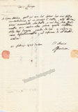 Panizza, Giacomo - Autograph Note Signed 1836