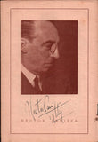 Panizza, Hector - Cigna, Gina - Pederzini, Gianna - Landi, Bruno - Locatelli, Roberto - Signed Concert Program 1939