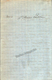 Pantaleoni, Adriano - Autograph Letter Signed 1881