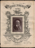 Paris-Theatre Magazine - Lot of 10 Magazines with Woodbury-type Photos 1874