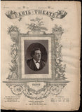 Paris-Theatre Magazine - Lot of 10 Magazines with Woodbury-type Photos 1874