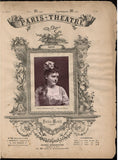 Paris-Theatre Magazine - Lot of 10 Magazines with Woodbury-type Photos 1874