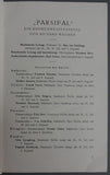Parsifal - Zopott Festival Program 1931