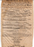 Pasta, Giuditta - Concert Playbill 1828