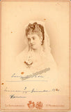 Patti, Adelina - Signed Cabinet Photo 1876