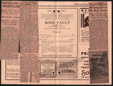 Pauly, Rose - Signed Program New York 1939