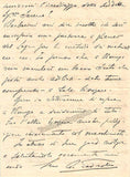 Pedrollo, Arrigo - Autograph Letter Signed 1922