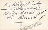 Pembaur, Josef - Signed Photo Postcard 1921